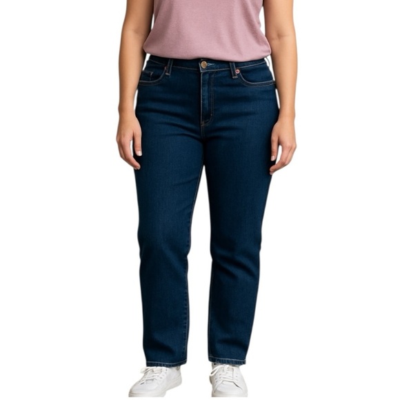 Levi’s 512 30” Perfect Slimming Straight Leg Dark Wash Classic Jeans - Picture 1 of 6